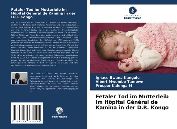Produktbild: Fetaler Tod im Mutterleib im H&ocirc;pital G&eacute;n&eacute;ral de Kamina in der D.R. Kongo