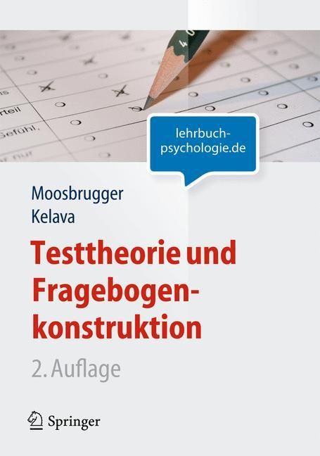 Produktbild: Testtheorie und Fragebogenkonstruktion