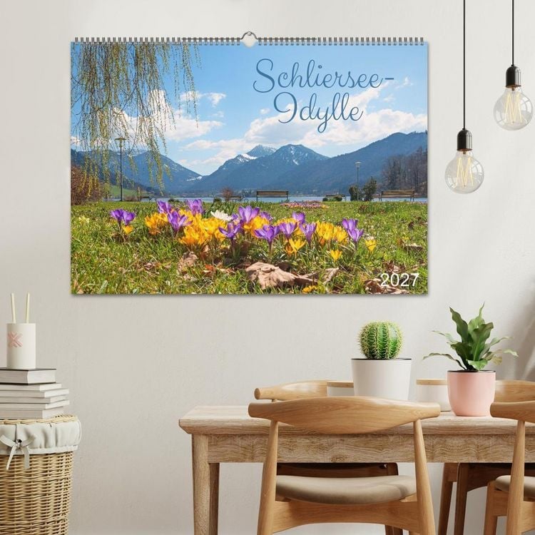 Produktbild: Schliersee-Idylle (Wandkalender 2027 DIN A2 quer), CALVENDO Monatskalender