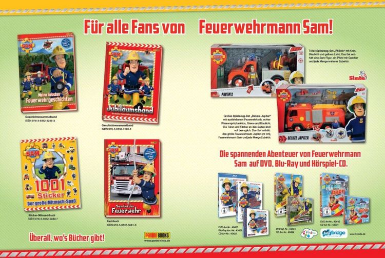 Produktbild: Feuerwehrmann Sam Gutenachtgeschichten