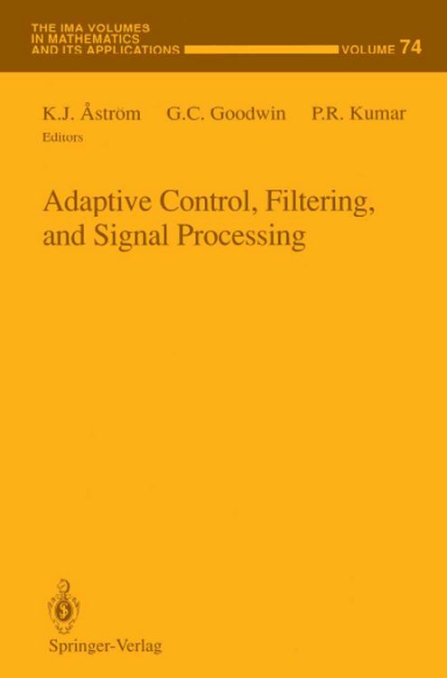 Produktbild: Adaptive Control, Filtering, and Signal Processing
