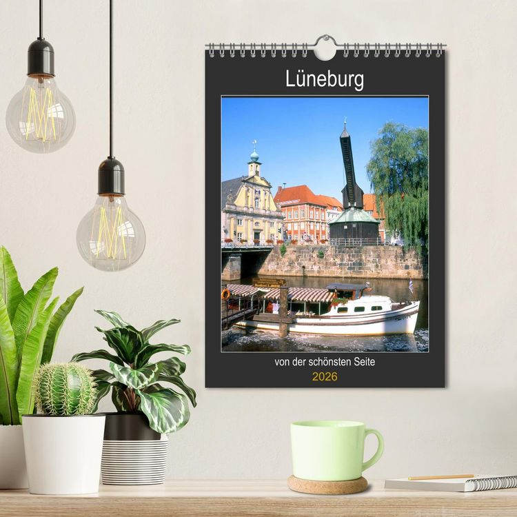 Produktbild: L&uuml;neburg, von der sch&ouml;nsten Seite (Wandkalender 2026 DIN A4 hoch), CALVENDO Monatskalender