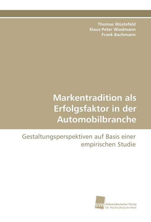 Produktbild: Markentradition als Erfolgsfaktor in der Automobilbranche