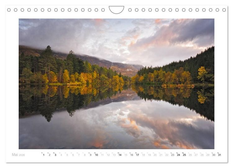 Produktbild: Schottland - Ein Roadtrip durch die herbstlichen Highlands (Wandkalender 2026 DIN A4 quer), CALVENDO Monatskalender