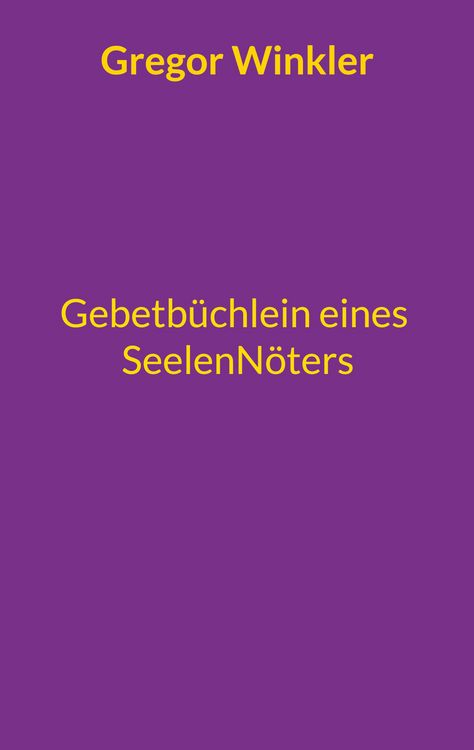 Produktbild: Gebetb&uuml;chlein eines Seelenn&ouml;ters
