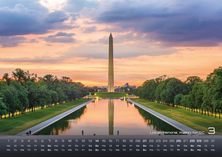 Produktbild: USA - eine Reise durch die Vereinigten Staaten - dem Land der unbegrenzten M&ouml;glichkeiten - 2027 - Kalender DIN A3