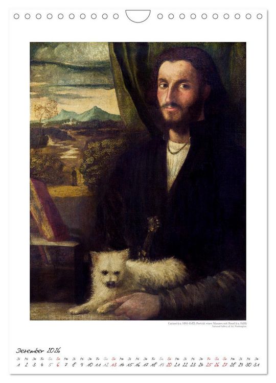 Produktbild: Beste Freunde Hund - Katze - Vogel - Mensch Kunstkalender (Wandkalender 2026 DIN A4 hoch), CALVENDO Monatskalender