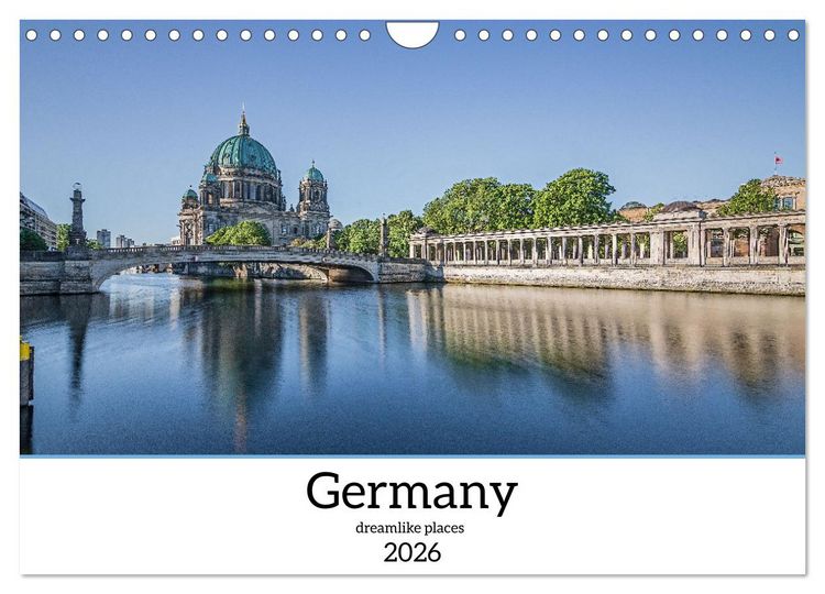 Produktbild: Germany dreamlike places (Wall Calendar 2026 DIN A4 landscape), CALVENDO 12 Month Wall Calendar