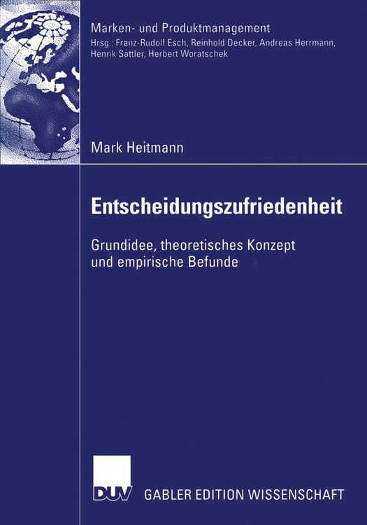 Produktbild: Entscheidungszufriedenheit