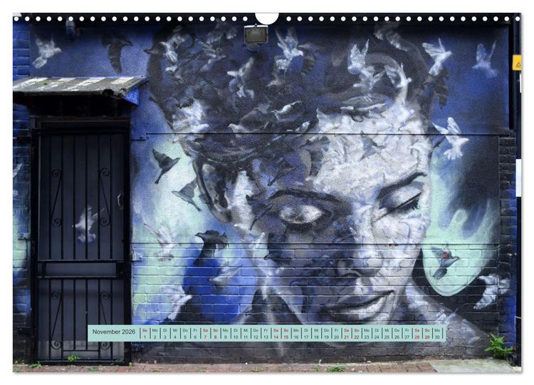 Produktbild: Streetart-Kunst, die die Stra&szlig;en Londons atmen l&auml;sst (Wandkalender 2026 DIN A3 quer), CALVENDO Monatskalender