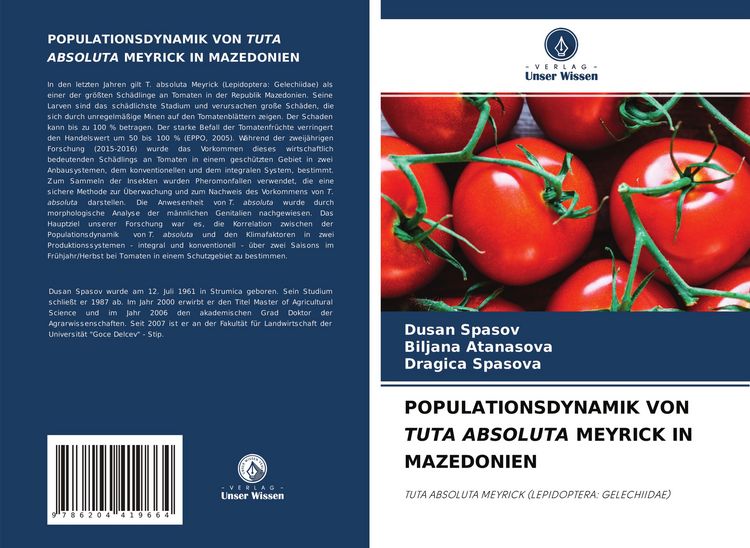 Produktbild: Populationsdynamik von Tuta Absoluta Meyrick in Mazedonien