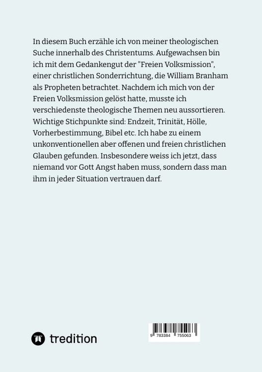 Produktbild: Meine Theologische Reise