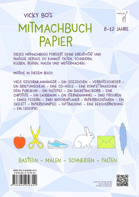 Mitmachbuch Papier. 8-12 Jahre - Schneiden & Falten