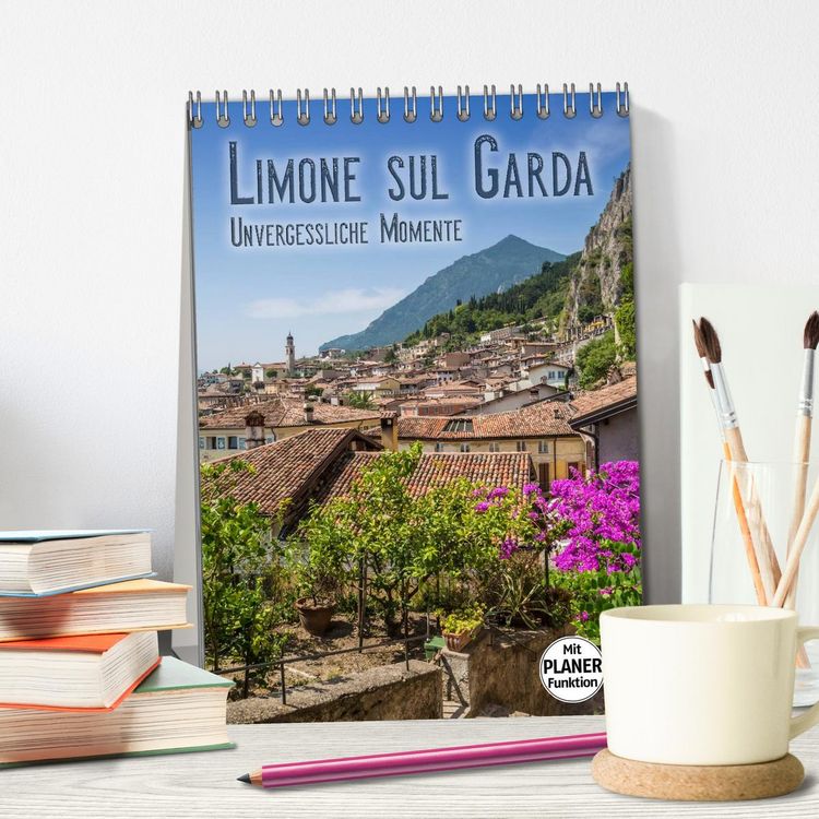 Produktbild: LIMONE SUL GARDA Unvergessliche Momente (Tischkalender 2026 DIN A5 hoch), CALVENDO Monatskalender
