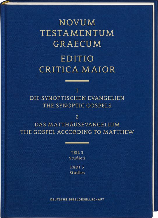 Produktbild: ECM I.1/3 Matth&auml;usevangelium. Studien