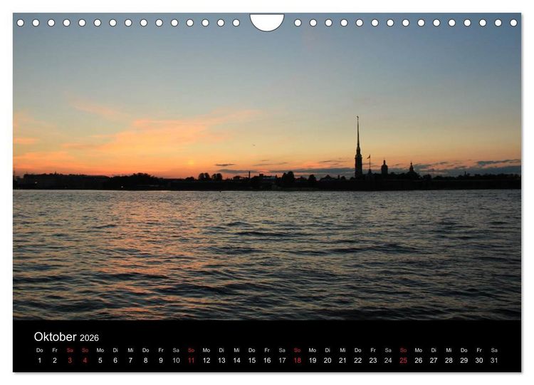 Produktbild: St. Petersburg (Wandkalender 2026 DIN A4 quer), CALVENDO Monatskalender