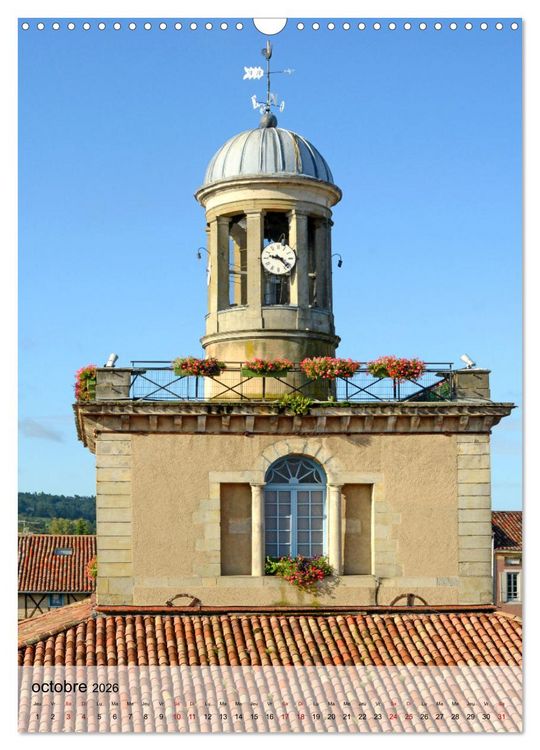 Produktbild: BASTIDES Occitanie (Calendrier mural 2026 DIN A3 horizontal), CALVENDO calendrier mensuel