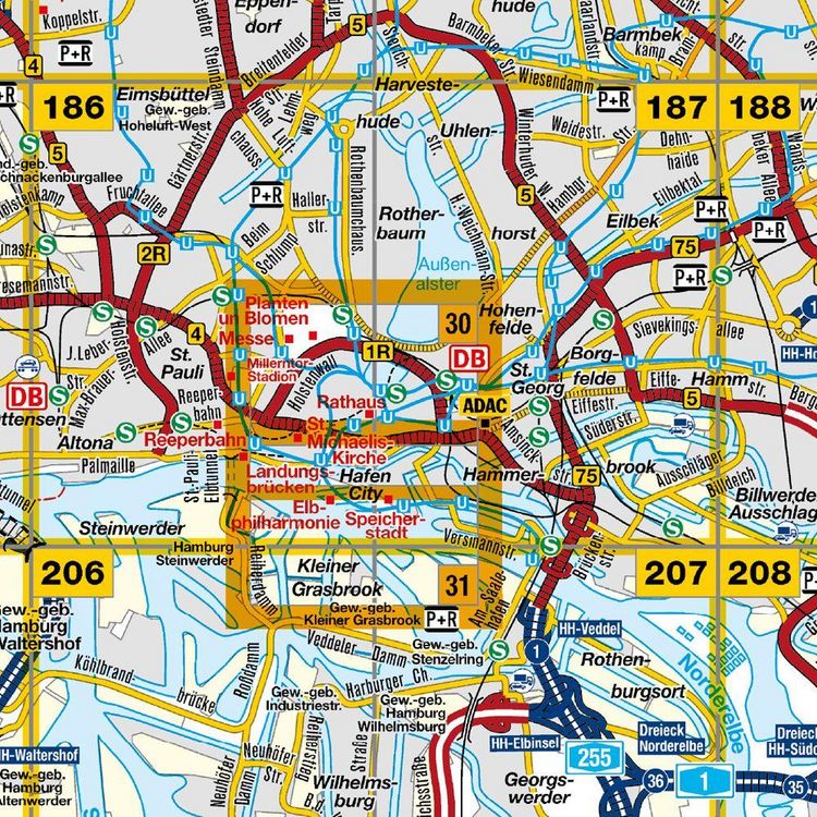 Produktbild: ADAC Stadtatlas Hamburg 1:20.000