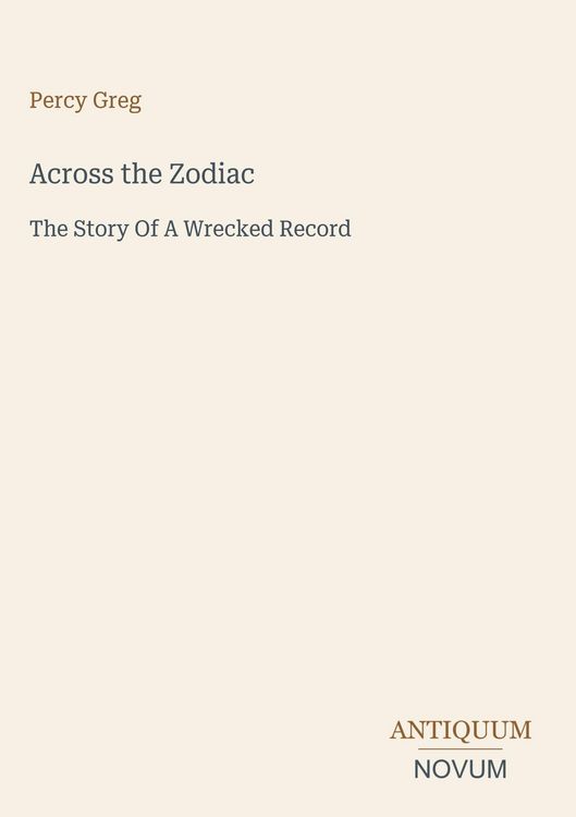 Produktbild: Across the Zodiac