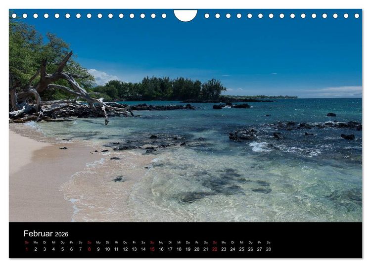 Produktbild: Hawaiianische Tr&auml;ume Big Island (Wandkalender 2026 DIN A4 quer), CALVENDO Monatskalender