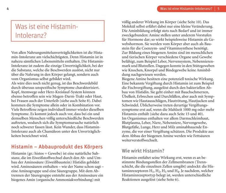 Produktbild: Histamin-Intoleranz