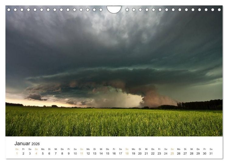 Produktbild: Faszination Gewitter (Wandkalender 2026 DIN A4 quer), CALVENDO Monatskalender
