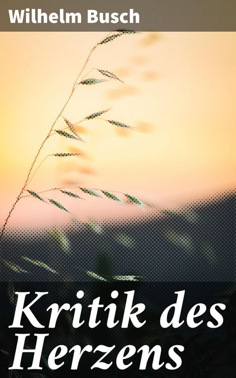 Produktbild: Kritik des Herzens