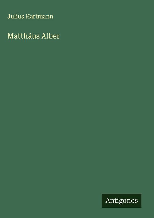 Produktbild: Matth&auml;us Alber