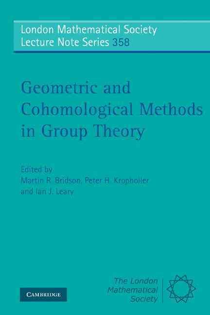 Produktbild: Geometric and Cohomological Methods in Group Theory