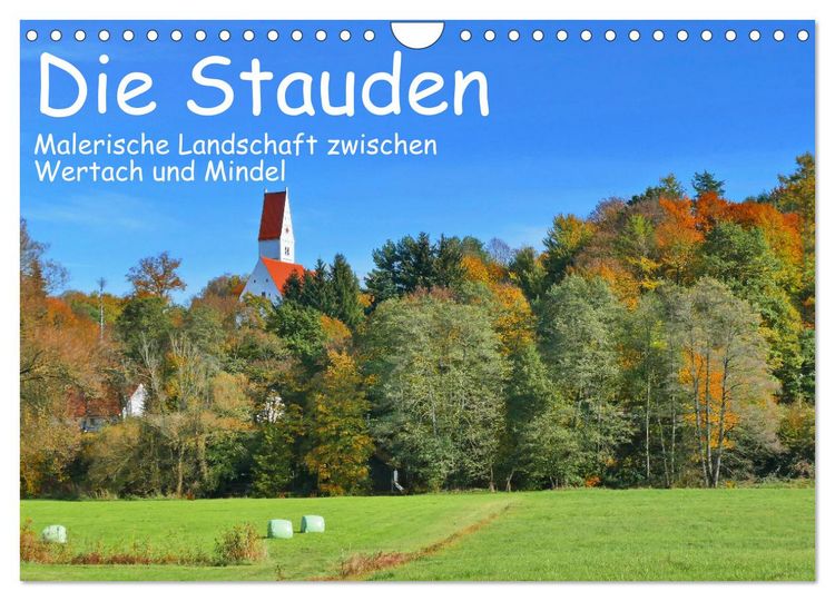 Produktbild: Die Stauden - Malerische Landschaft zwischen Wertach und Mindel (Wandkalender 2026 DIN A4 quer), CALVENDO Monatskalender