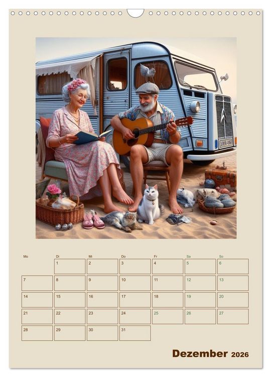 Produktbild: Campingromantik das Leben ist ein Abenteuer (Wandkalender 2026 DIN A3 hoch), CALVENDO Monatskalender