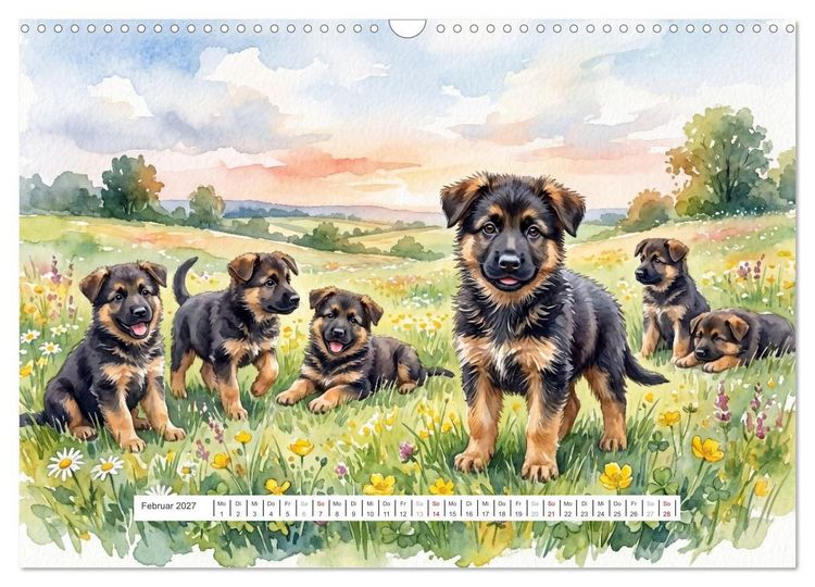 Produktbild: Treue Gef&auml;hrten (Wandkalender 2027 DIN A3 quer), CALVENDO Monatskalender