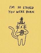 Produktbild: Humor Us Greeting Cards: Birthday - I'm So Stoked You Were Born (Pack of 6)