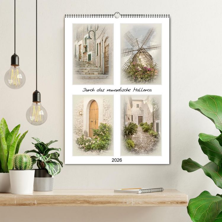 Produktbild: Durch das romantische Mallorca (Wandkalender 2026 DIN A2 hoch), CALVENDO Monatskalender