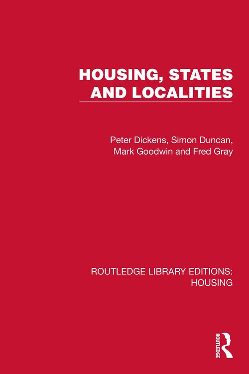 Produktbild: Housing, States and Localities