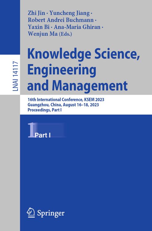 Produktbild: Knowledge Science, Engineering and Management