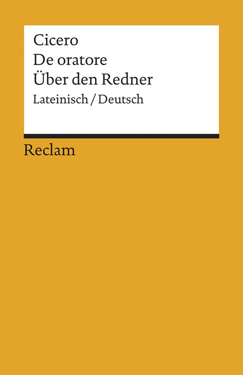 Produktbild: De oratore / &Uuml;ber den Redner
