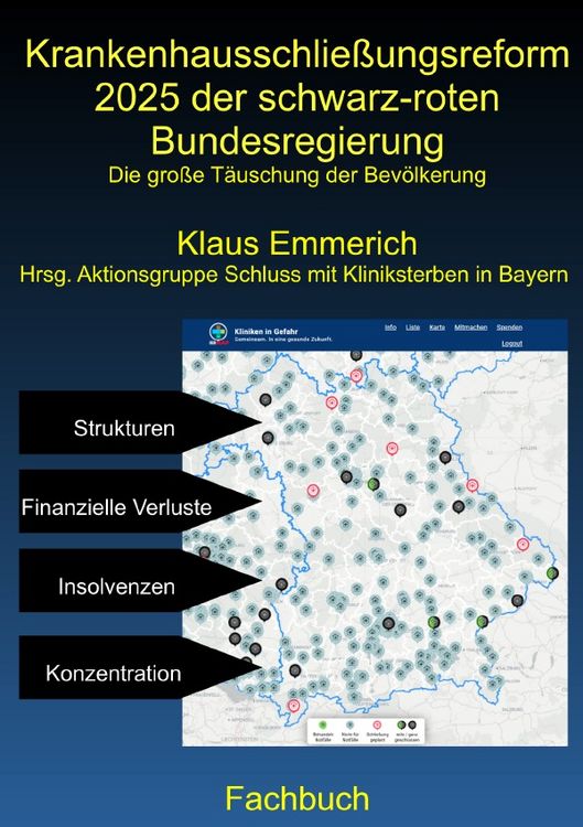 Produktbild: Krankenhausschlie&szlig;ungsreform 2025 der schwarz-roten Bundesregierung