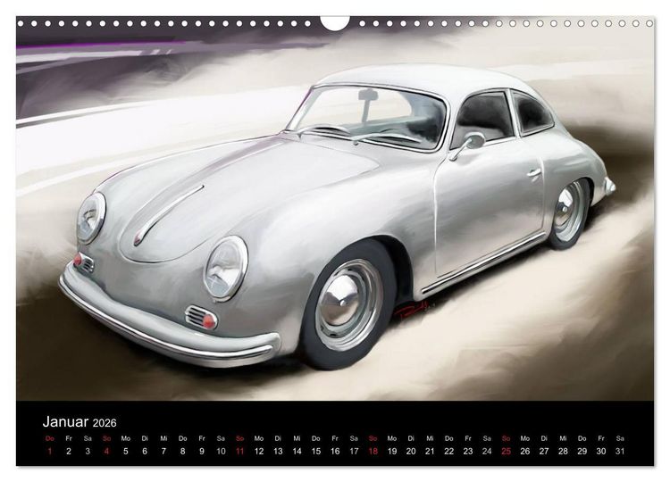 Produktbild: Classic Car Art by Reinhold Art&acute;s (Wandkalender 2026 DIN A3 quer), CALVENDO Monatskalender
