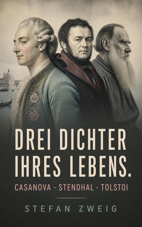 Produktbild: Drei Dichter ihres Lebens. Casanova - Stendhal - Tolstoi