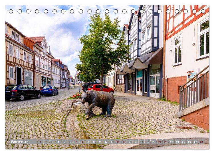 Produktbild: Ein Blick auf Leinefelde-Worbis (Tischkalender 2026 DIN A5 quer), CALVENDO Monatskalender