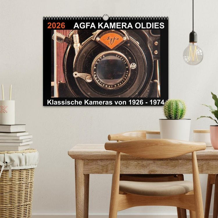 Produktbild: AGFA KAMERA OLDIES Klassische Kameras von 1926 - 1974 (Wandkalender 2026 DIN A3 quer), CALVENDO Monatskalender