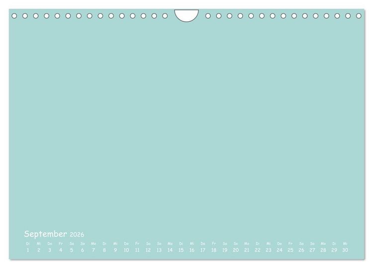 Produktbild: Regenbogen Kinder Bastelkalender - Zum Selbstgestalten - DIY Kreativ-Kalender (Wandkalender 2026 DIN A4 quer), CALVENDO Monatskalender