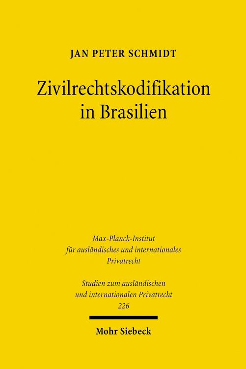 Produktbild: Zivilrechtskodifikation in Brasilien