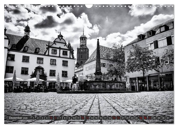 Produktbild: Ein Blick auf Darmstadt (Wandkalender 2026 DIN A3 quer), CALVENDO Monatskalender