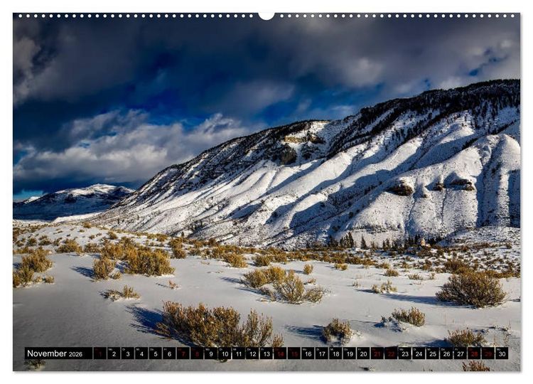 Produktbild: Yellowstone Nationalpark. Tanz auf dem Vulkan (Wandkalender 2026 DIN A2 quer), CALVENDO Monatskalender