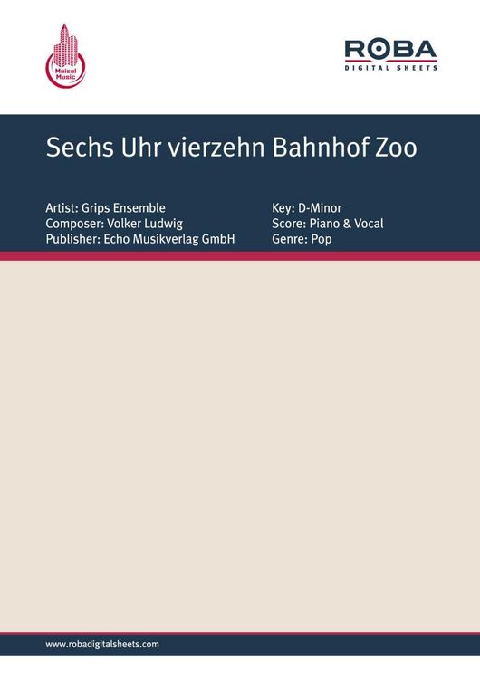 Produktbild: Sechs Uhr vierzehn Bahnhof Zoo