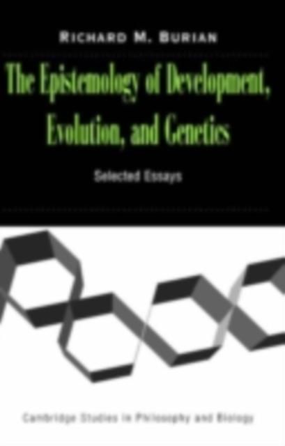 Produktbild: Epistemology of Development, Evolution, and Genetics