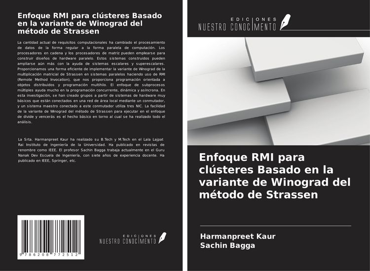 Produktbild: Enfoque RMI para cl&uacute;steres Basado en la variante de Winograd del m&eacute;todo de Strassen