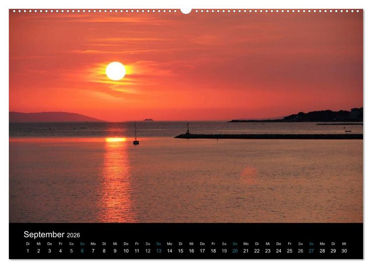 Produktbild: Kroatien (hochwertiger Premium Wandkalender 2026 DIN A2 quer), Kunstdruck in Hochglanz